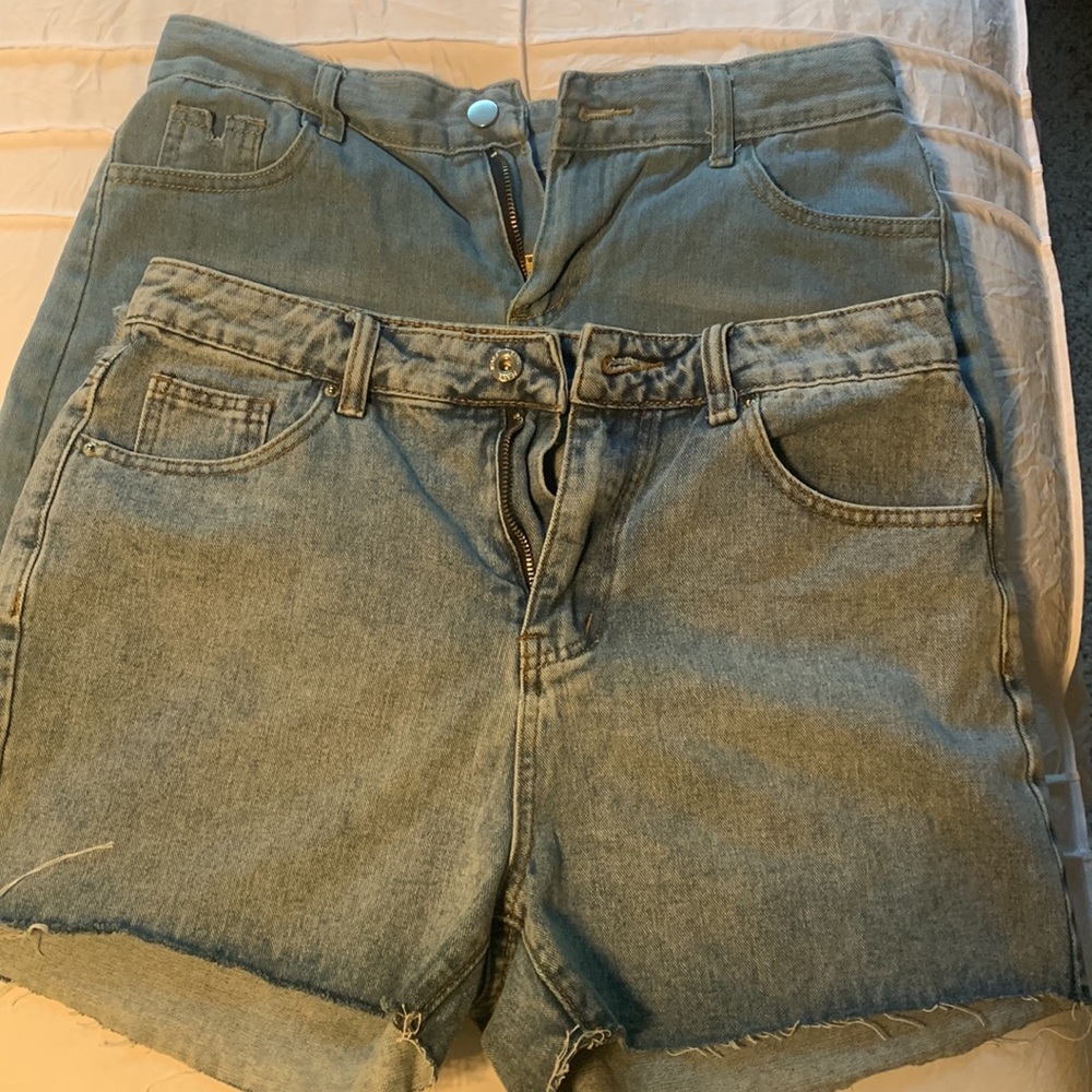 Bundle!!!  Denim shorts-  bundle of 2 shorts- size L